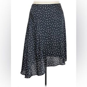 Vince silk polka dot skirt